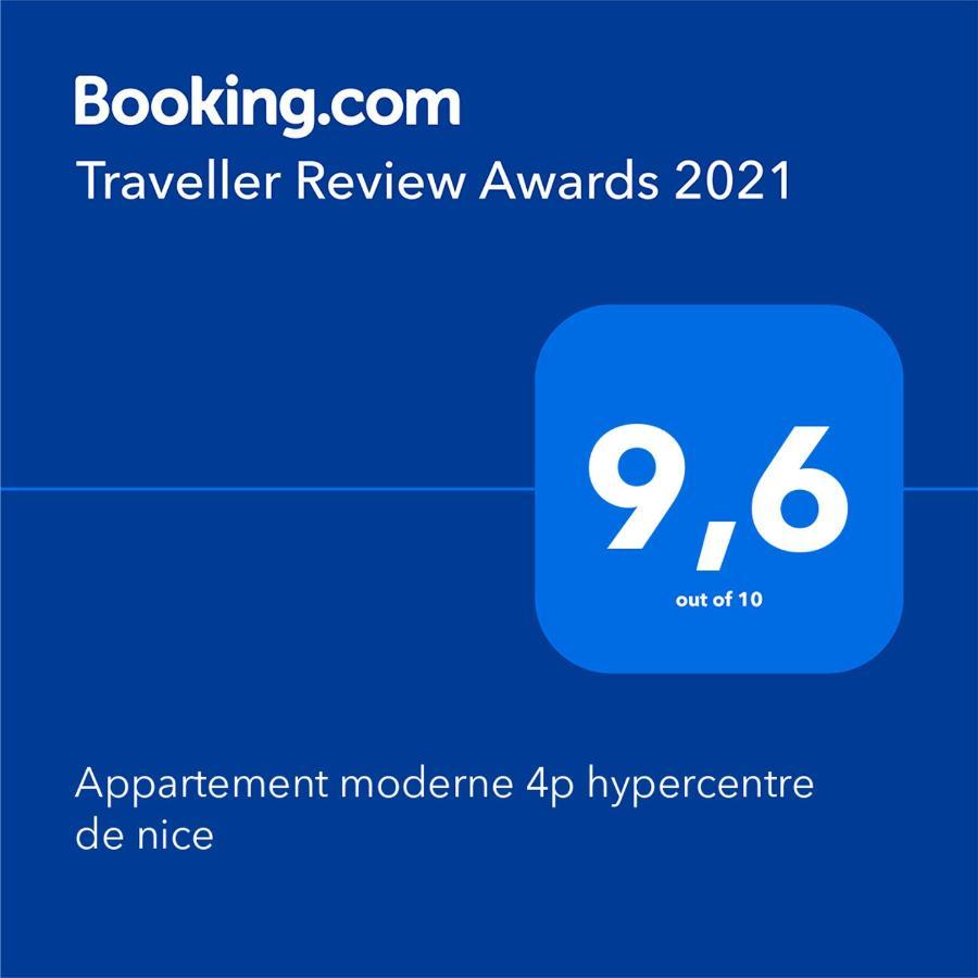 Appartement Moderne 4P Hypercentre De Nizza Kültér fotó